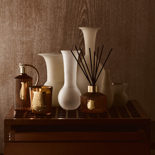 Decorative Candle, Altair Small (Oud & Peony) for Entryways, Mantels and Everyday Home Ambience image 5