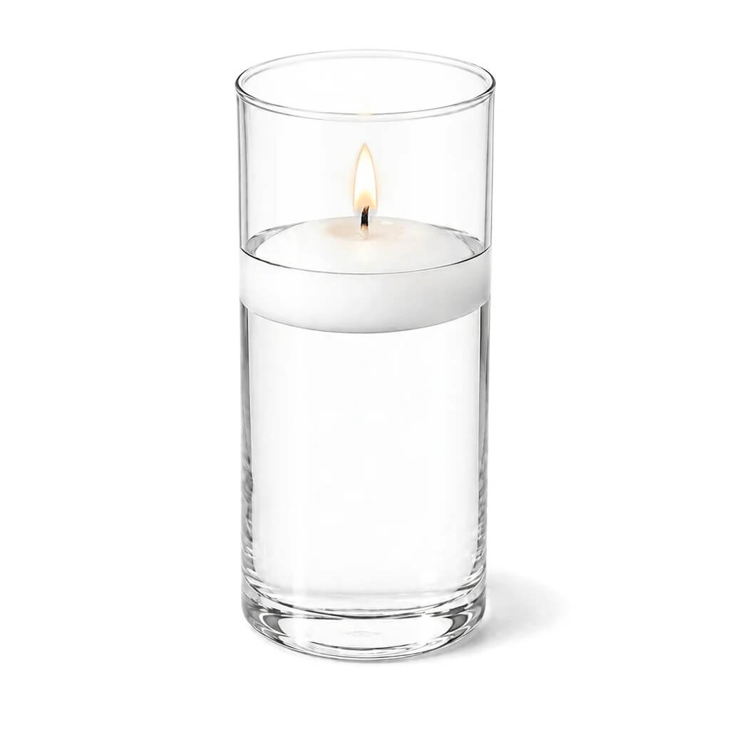 Glass Cylinder Vase Set, 3.25"x7.5" 12 Pack, Hand-Blown Glass for Floral Arrangements and Home Table Displays image 5