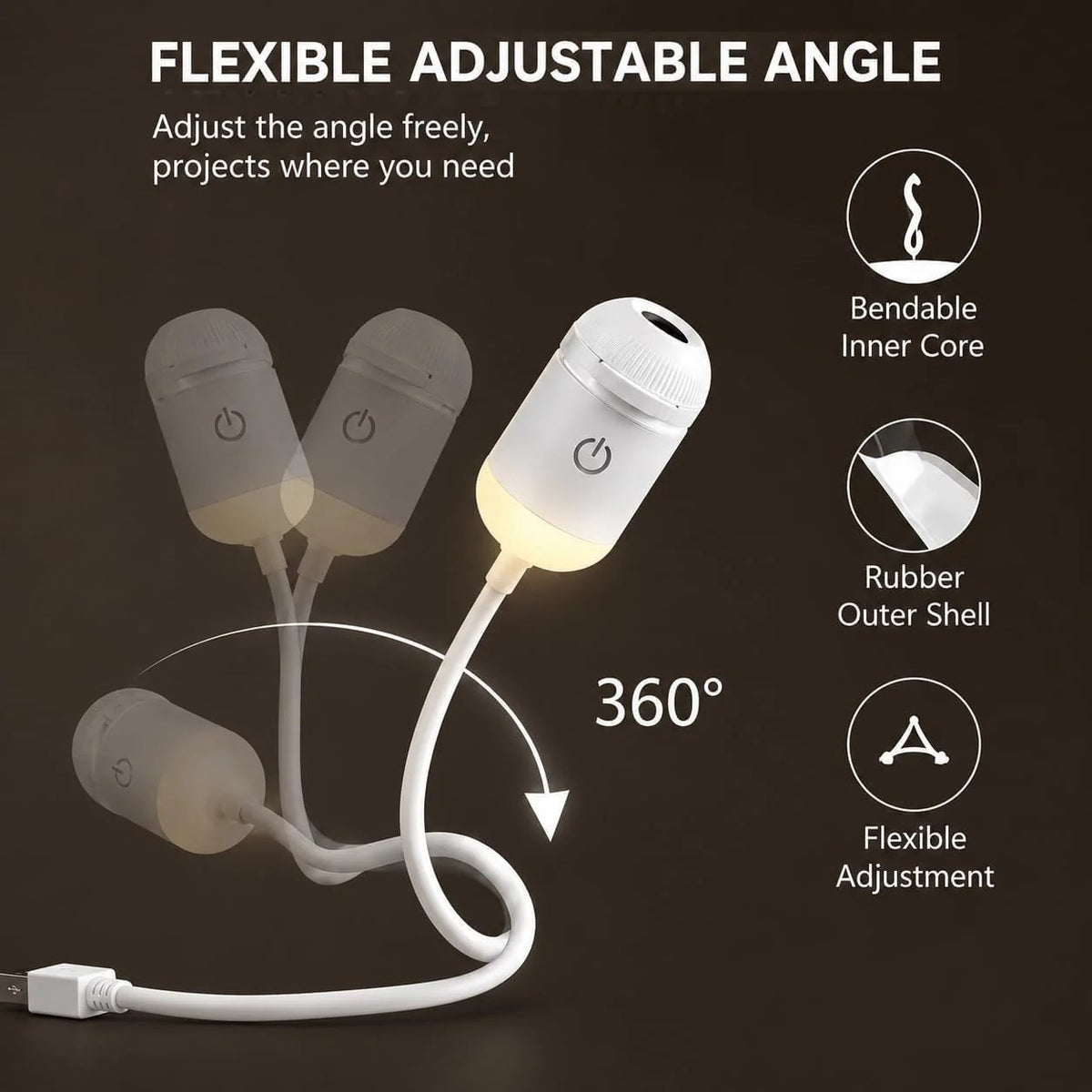 Home Lighting, Galaxy Projector Night Light USB Starry Sky, Lightweight Design for Desks, Side Tables and Warm Room Lighting image 6