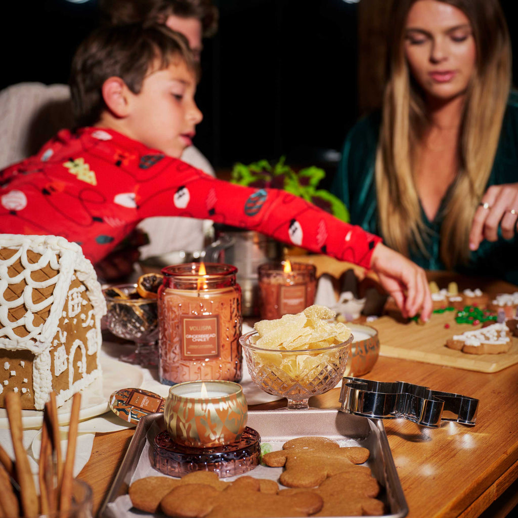 Decorative Candle, Gingerbread Chalet Classic Luxe for Entryways, Mantels and Everyday Home Ambience image 6
