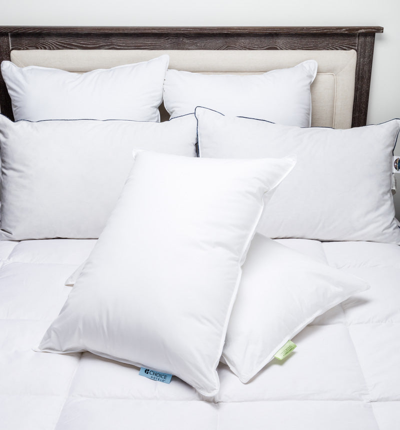 Bed Pillow, Choice Hotels Soft and Firm Polyester Combo, Machine-Washable Care for Everyday Sleep and Guest Room Bedding image 6