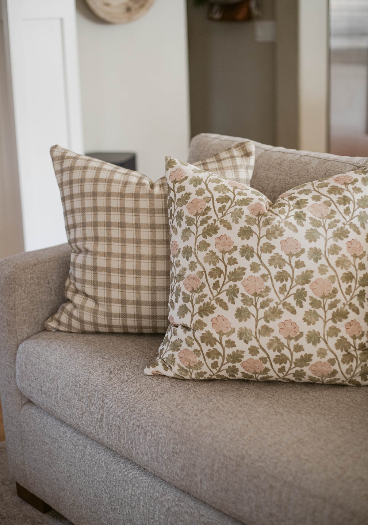 Decorative Pillow Cover Set, Emory Cotton Thick Weave 18" 22" 26" for Bedroom Styling and Living Room Decor, 3 Size Options image 6