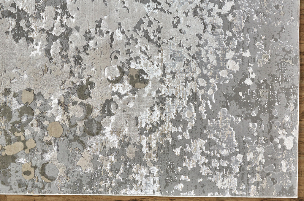 Area Rug, Micah 3336F Silver Gray, Stain-Resistant Finish for Living Rooms, Bedrooms and Entryways, 11 Size Options image 6