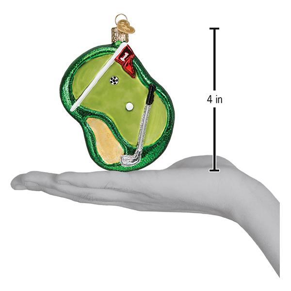 Seasonal Home Decor, Putting Green Ornament for Holiday Displays, Shelves and Festive Rooms image 6