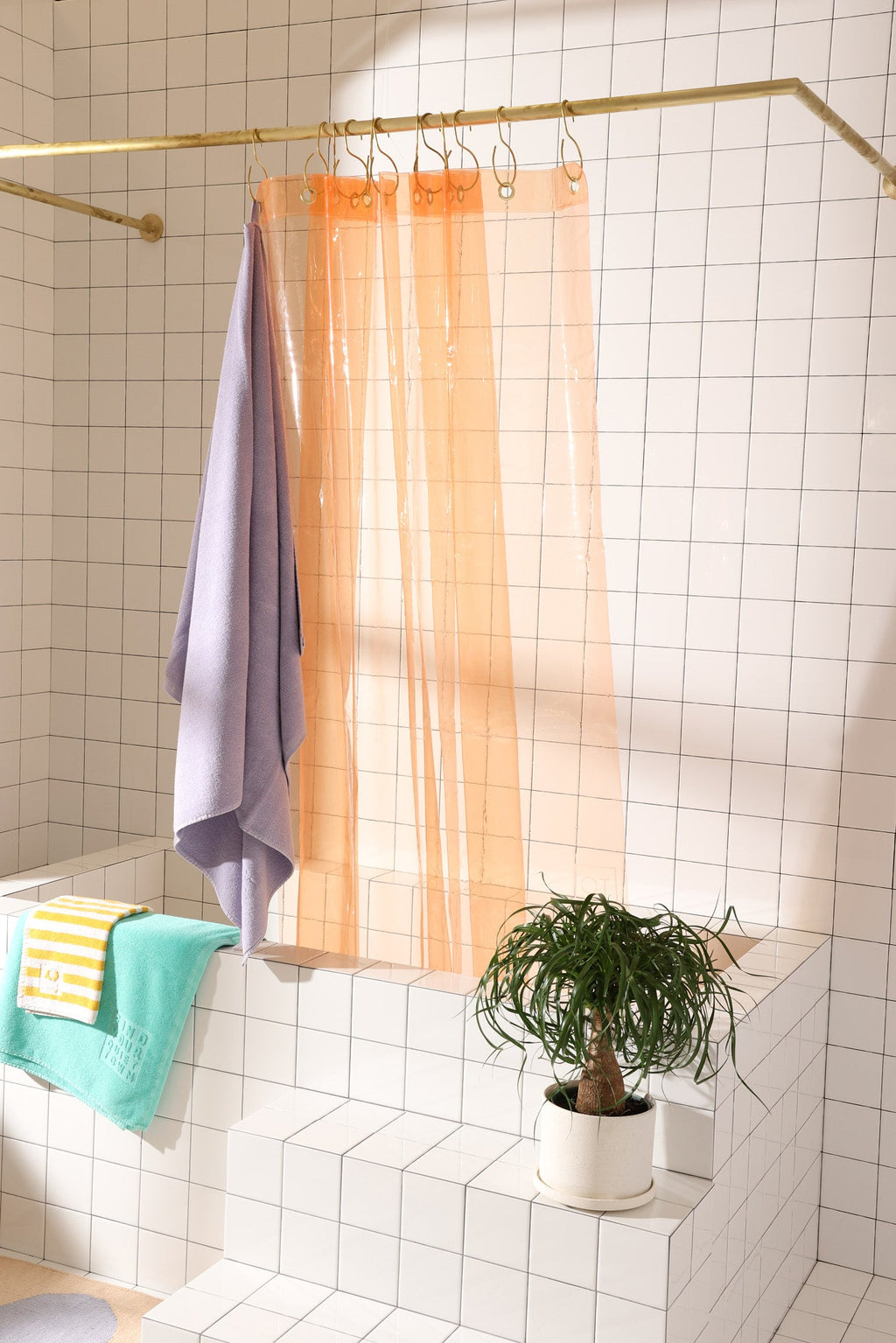 Shower Curtain, Cloud, EVA with 30% Recycled Content, 12 Gauge Material for Bathroom Showers, Privacy Screening and Everyday Decor image 6