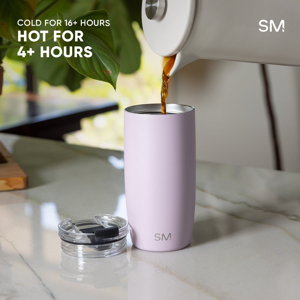 Insulated Tumbler, Voyager with Clear Flip Lid & Straw, Stainless Steel Construction for Everyday Drinks, Home and Entertaining image 6