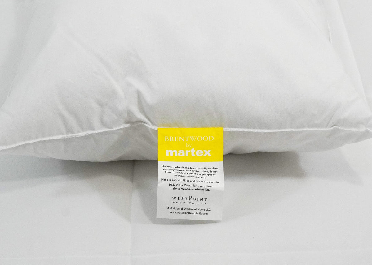 Bed Pillow, Brentwood Gold Featured at Many Hotels, Machine-Washable Care, Hypoallergenic Comfort for Everyday Sleep and Guest Room Bedding image 6