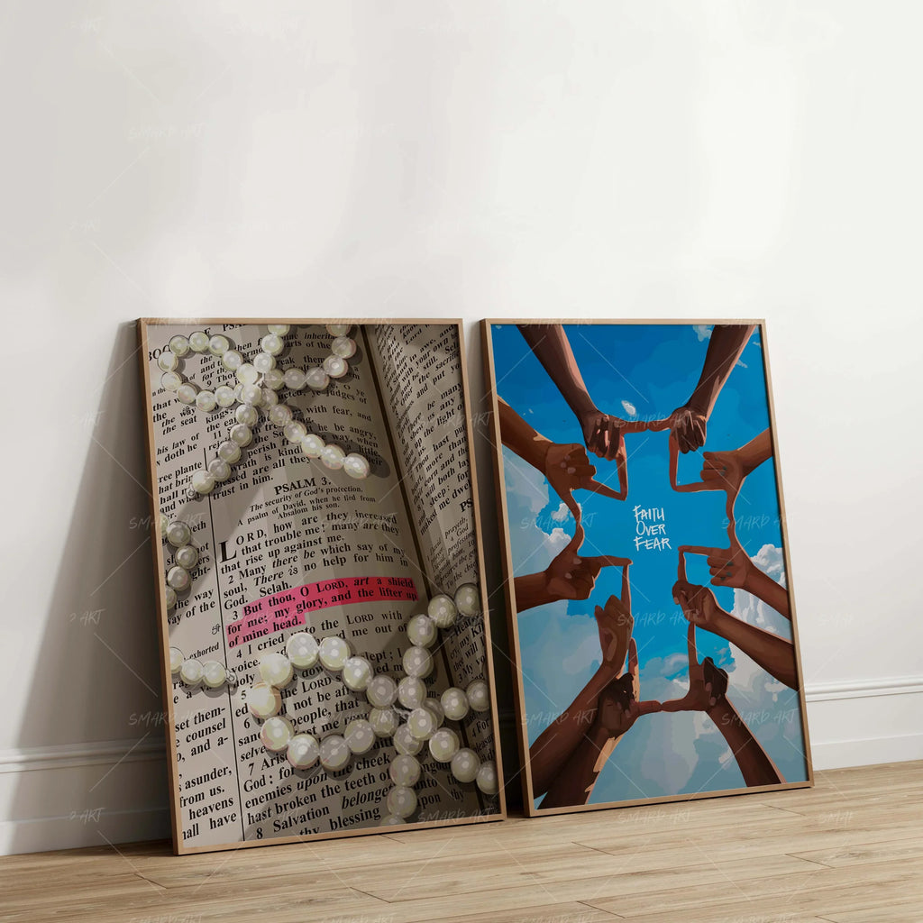 Wall Art Print, Surrounded By Grace for Living Rooms, Bedrooms and Home Offices, 4 Size Options image 6