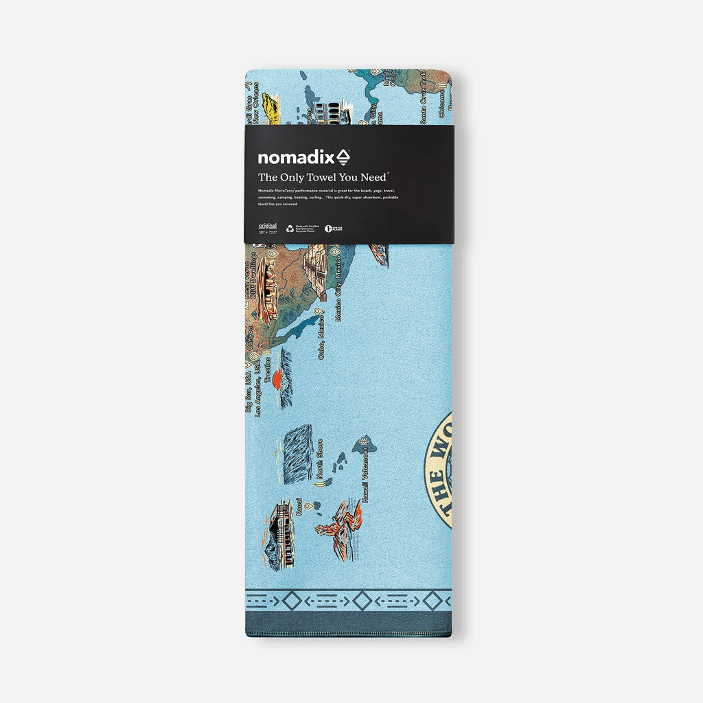 Bath Linen, Original Towel: World Map for Daily Bathroom Routines and Guest Baths, Designed for Home Bathrooms and Everyday Care image 6