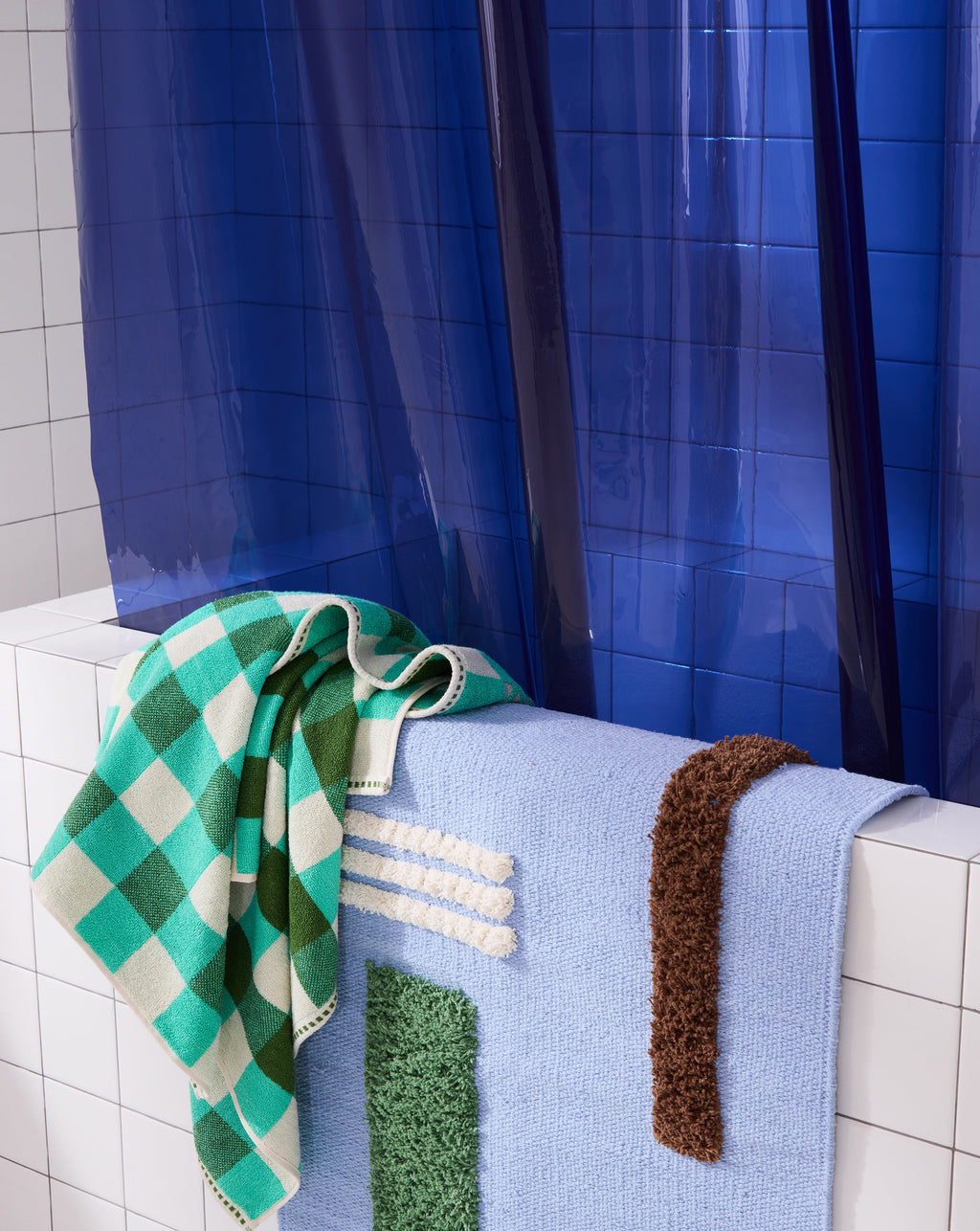 Bathroom Accessory, Sun Shower Navy for Vanity Organization and Everyday Bathroom Use, Designed for Guest Baths and Daily Bathroom Routines image 6