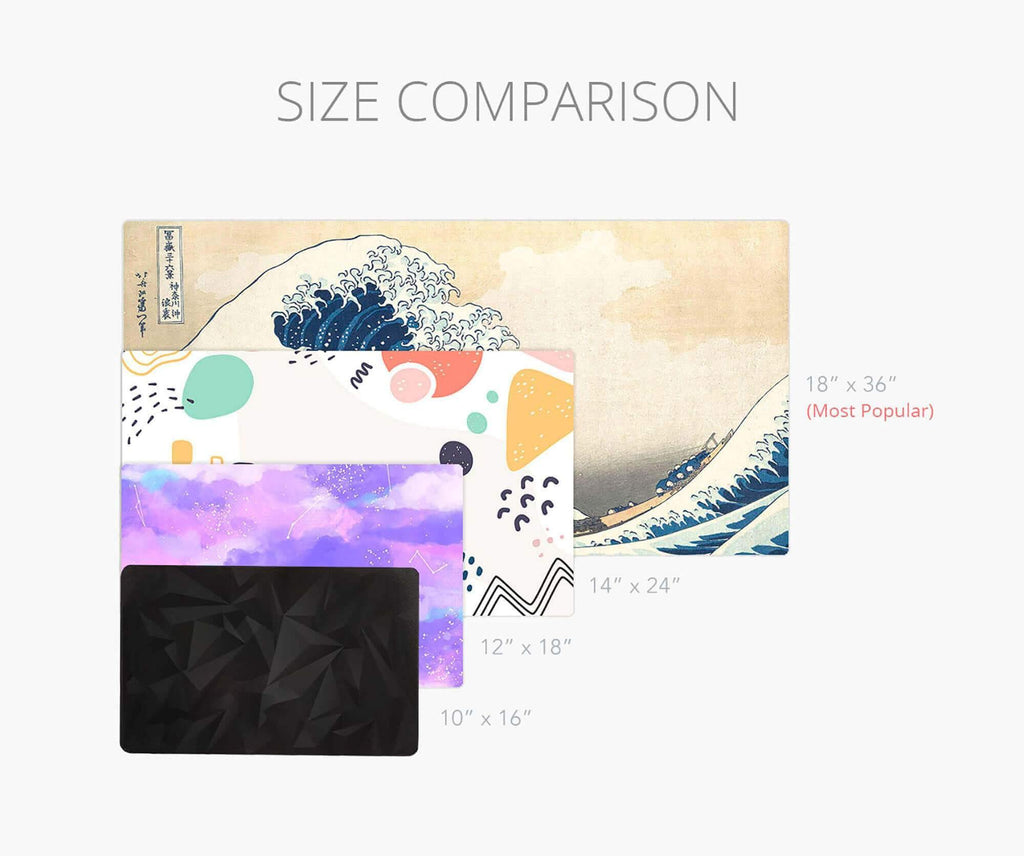 Desk Mat, Retro Topographic, Machine-Washable Care, Non-Slip Design for Home Offices, Gaming and Daily Computer Work, 4 Size Options image 6