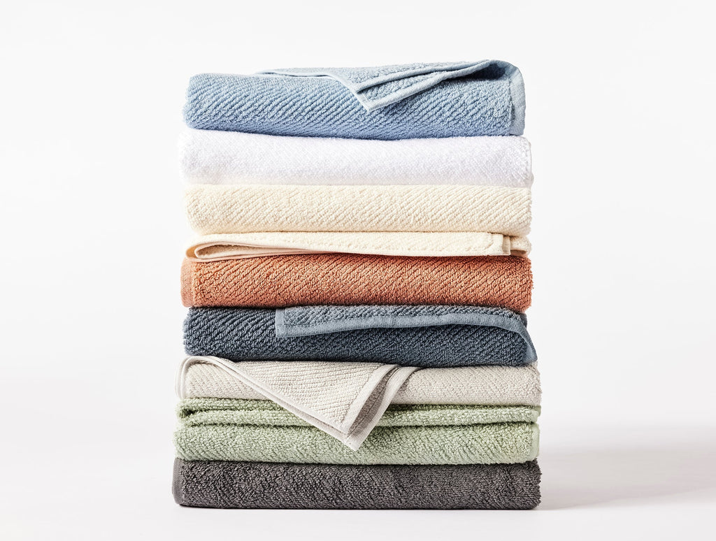 Bath Linen, Air Weight Organic Towels for Daily Bathroom Routines and Guest Baths, 6 Size Options image 6