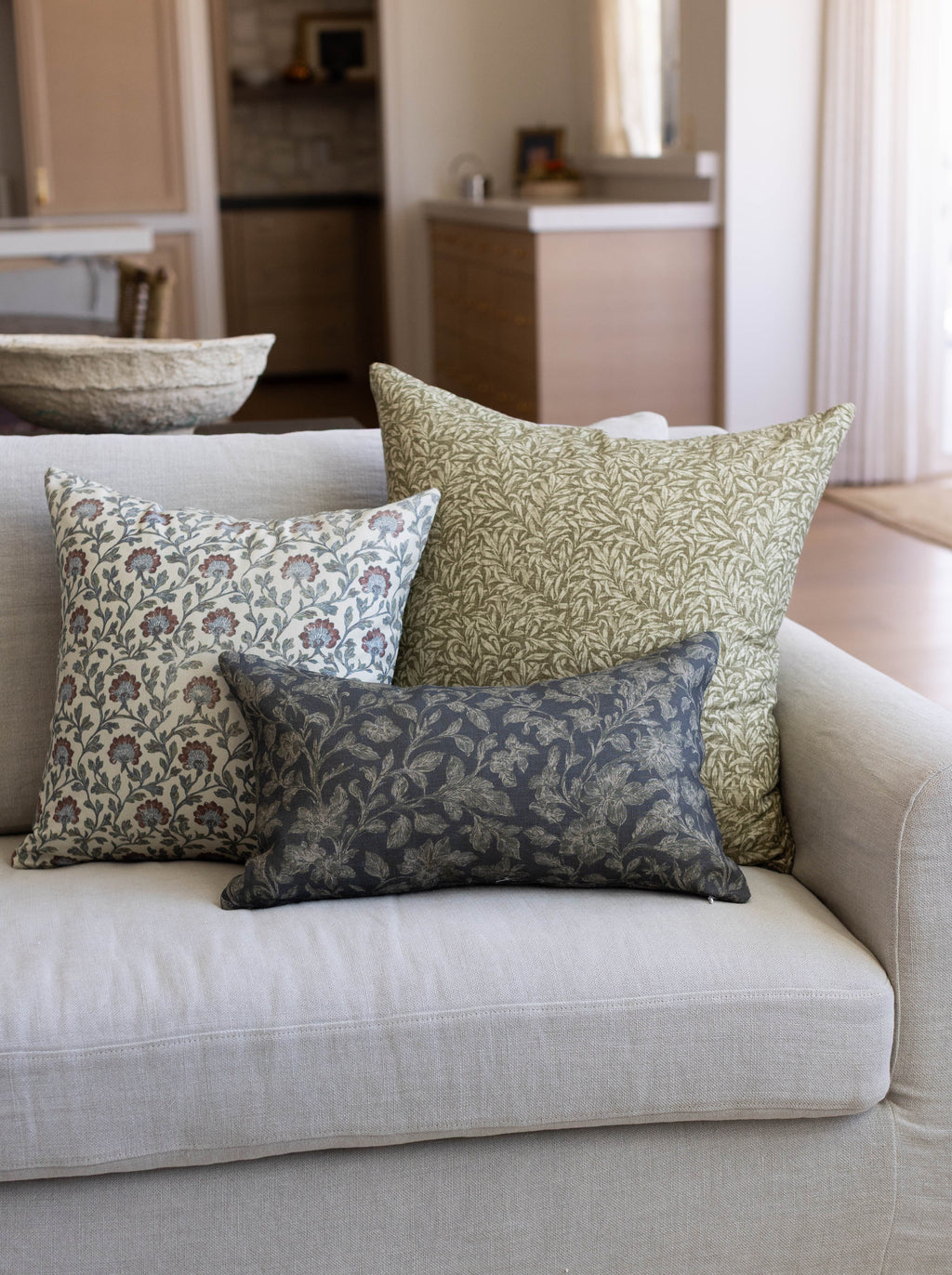 Decorative Pillow Cover Set, Clem in Multicolor 18" 22", Machine-Washable Care for Sofas, Beds and Living Room Accents, 4 Size Options image 6