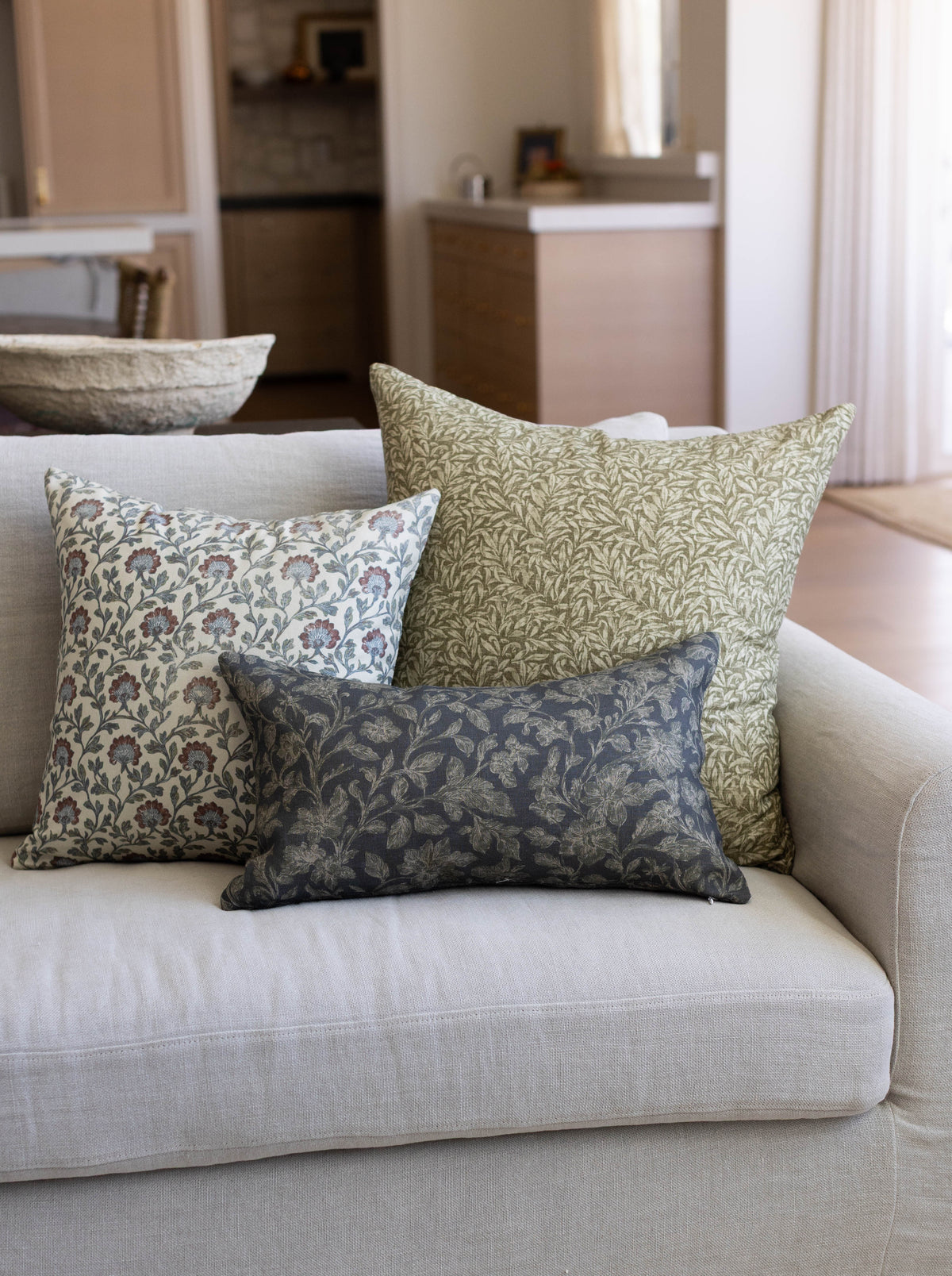 Decorative Pillow Cover Set, Clem in Multicolor 18" 22", Machine-Washable Care for Sofas, Beds and Living Room Accents, 4 Size Options image 6