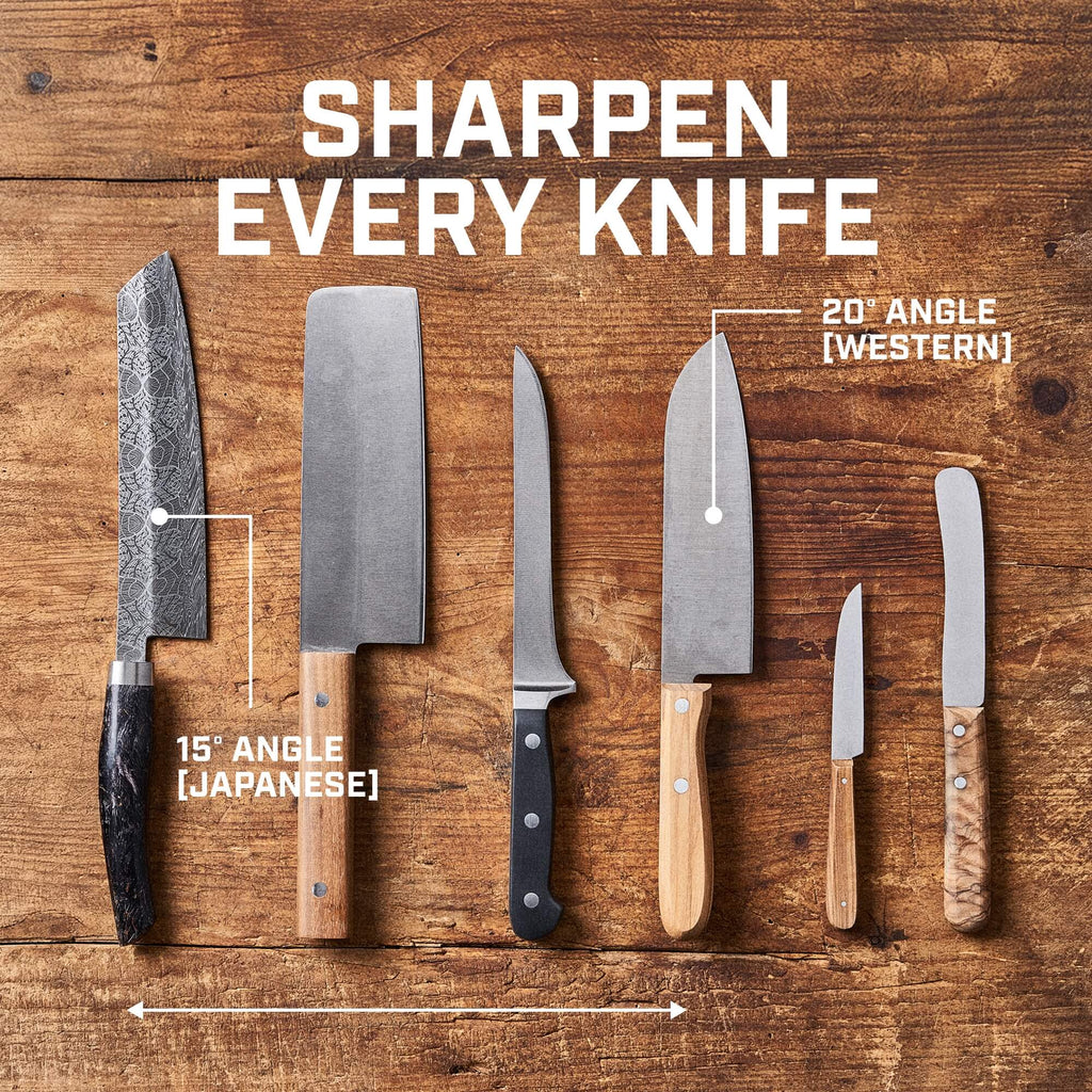 Rolling Knife Sharpener, Pro Starter Set for Everyday Meal Prep and Home Kitchens, Designed for Kitchen Prep, Cooking and Countertop Use image 6