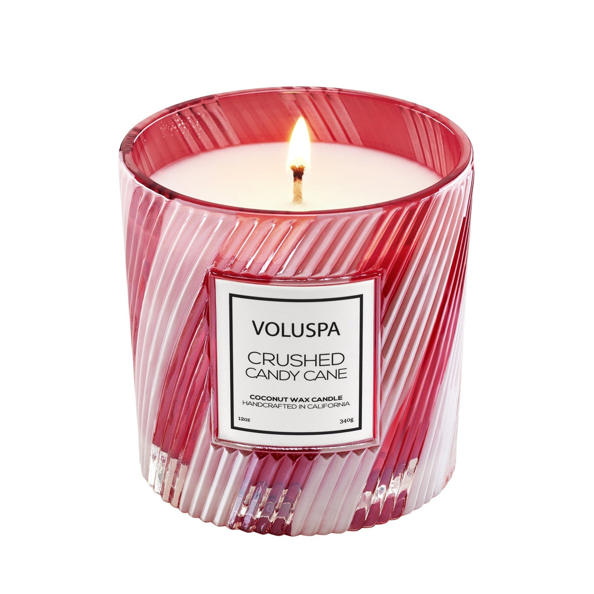 Decorative Candle, Crushed Candy Cane Classic Luxe for Entryways, Mantels and Everyday Home Ambience image 6