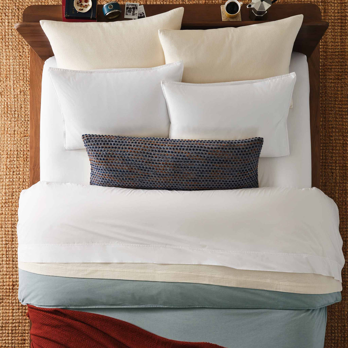 Bed Sheet Set, Washed Classic Percale Core Last Call, Breathable Construction for Master Bedrooms, Guest Beds and Daily Use image 6