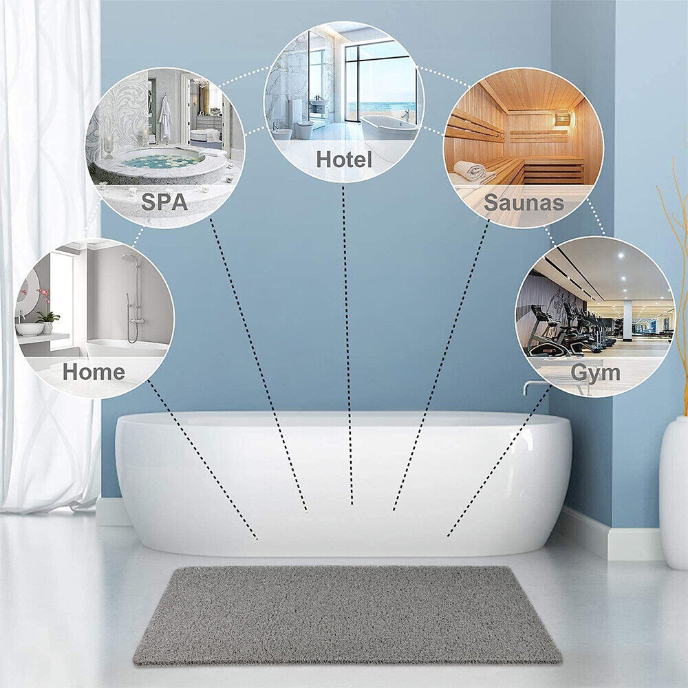 Teak Shower Mat, Safe Non Slip & Soft On Feet, Non-Slip Design for Bath Floors, Shower Areas and Everyday Bathroom Use, 4 Sizes and 3 Colors image 6