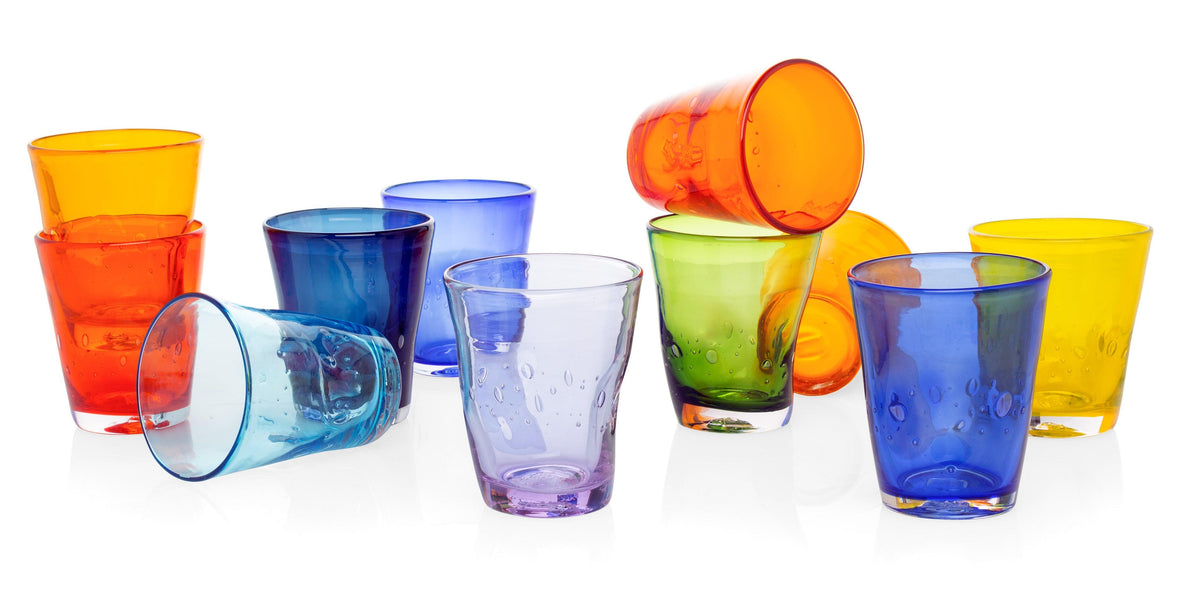 Drinking Glass Set, Light Orange Henri 8 oz, Dishwasher-Safe Care for Kitchen Tables, Workspaces and Daily Hydration image 6