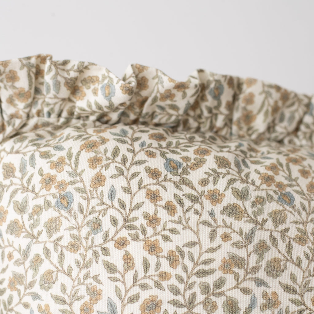 Decorative Pillow Cover, Meadow Ruffle 18" 22" 26" 12x20", Machine-Washable Care for Sofas, Beds and Living Room Accents, 5 Size Options image 6