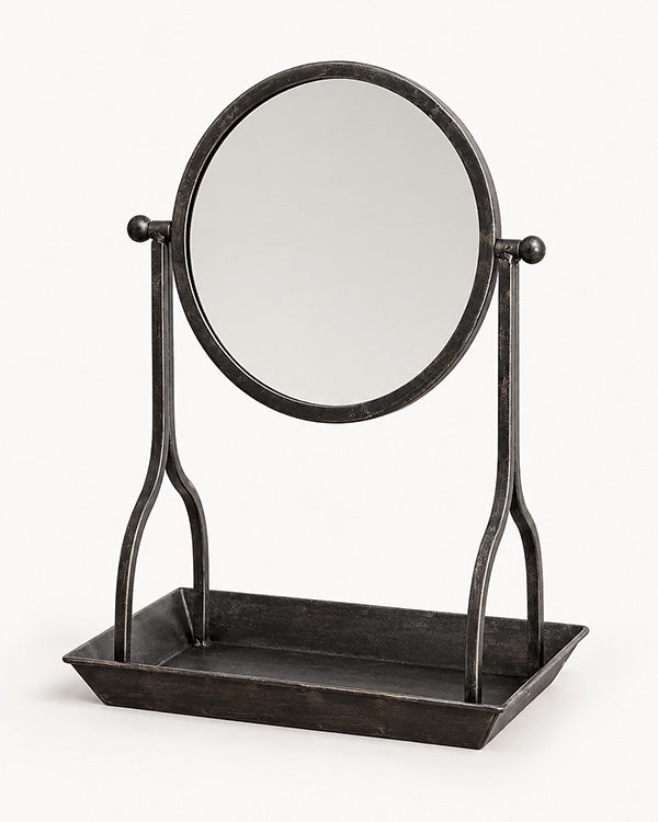 Home Wall Decor, Round Vanity Mirror With Tray for Entryways, Bedrooms and Living Rooms, Designed for Everyday Home Use image 6