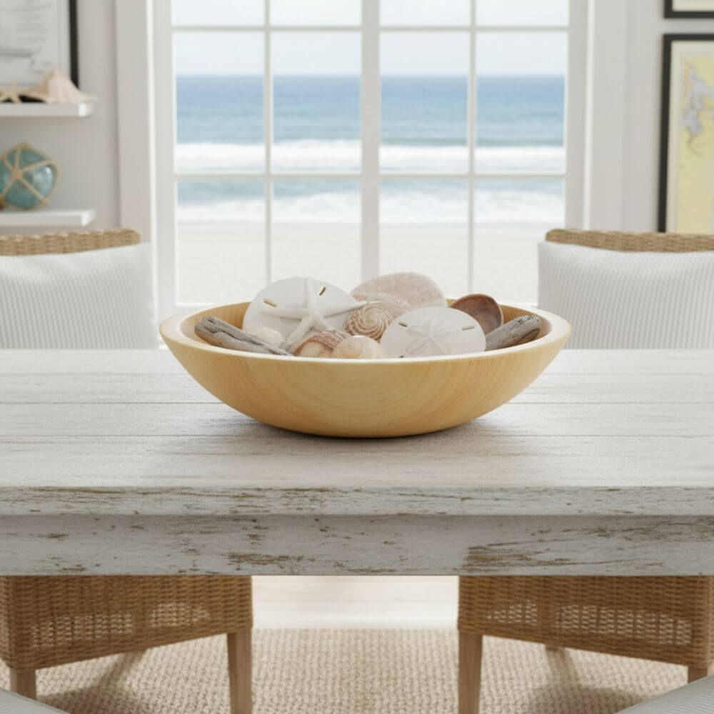 Salad Serving Bowl, 12 Inch Sugar Maple Wooden for Salads, Side Dishes and Family Meals, Designed for Everyday Home Use image 6