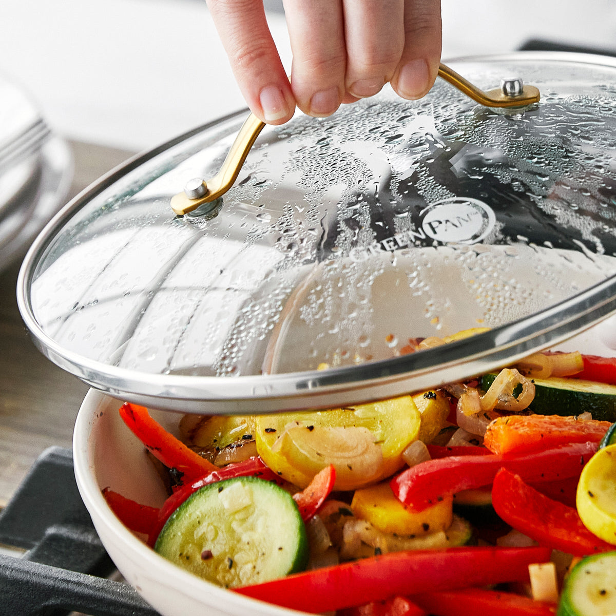 Cookware Lid, Reserve Glass 8", Stainless Steel Construction for Everyday Pots, Pans and Home Cooking image 6