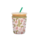 Reusable Cup Sleeve, Jingle Smells, Lightweight Design, Neoprene Construction for Iced Coffee, Cold Drinks and Condensation Control image 6