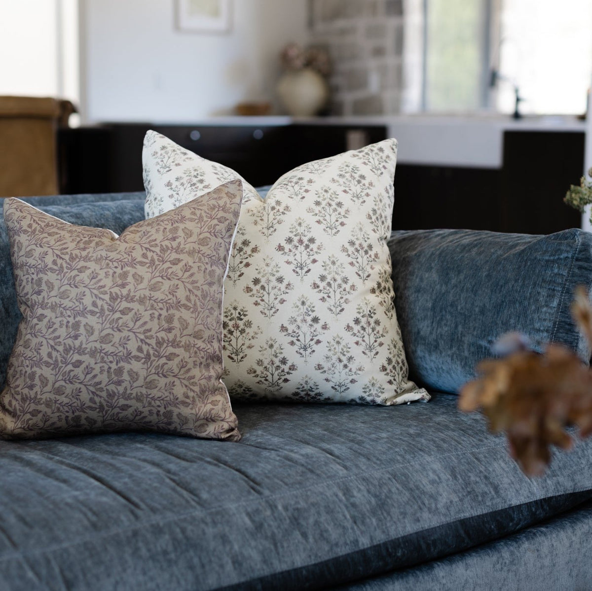 Decorative Pillow Cover Set, Afton 18" 20" 22" 24", Machine-Washable Care for Bedroom Styling and Living Room Decor, 5 Size Options image 6