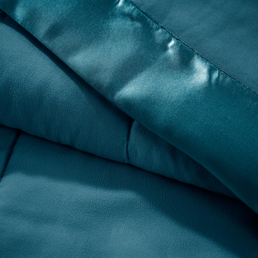 Cozy Throw Blanket, Windom Lightweight Down Alternative with Satin, Machine-Washable Care for Living Rooms, Bedrooms and Everyday Lounging image 6
