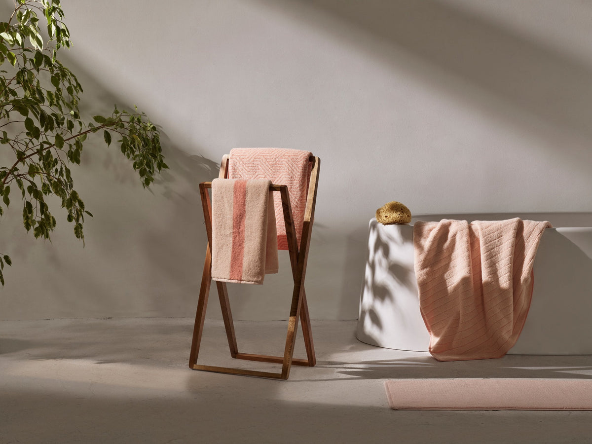 Bath Linen, Hand Towel, Organic Cotton Shell for Daily Bathroom Routines and Guest Baths, 7 Color Options image 6