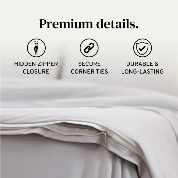 Duvet Cover, ChillSide Cooling, Machine-Washable Care for Bedroom Layering, Comforter Covers and Everyday Bedding image 6