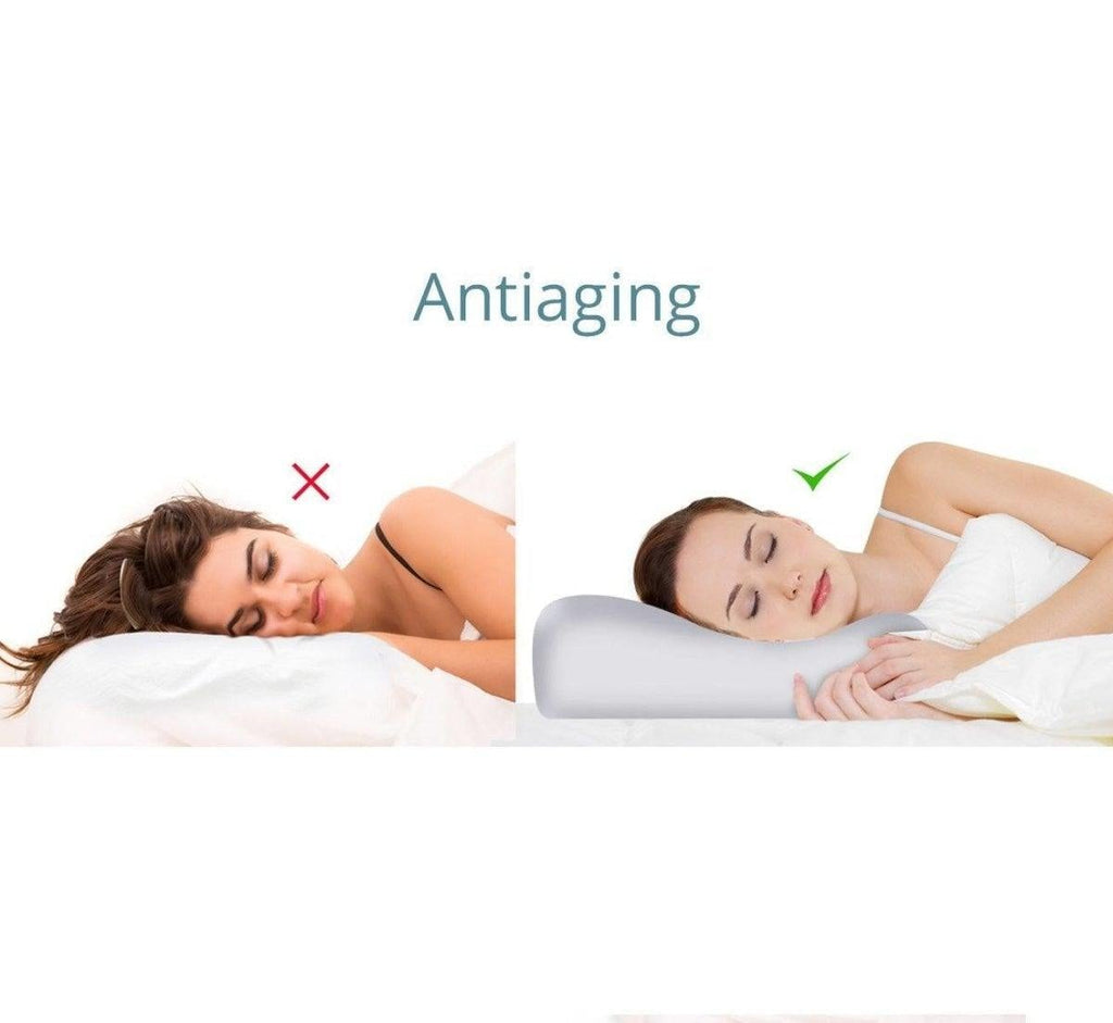 Bed Pillow, Organic Latex Contour, Cooling Comfort for Everyday Sleep and Guest Room Bedding, 2 Firmness Options image 6