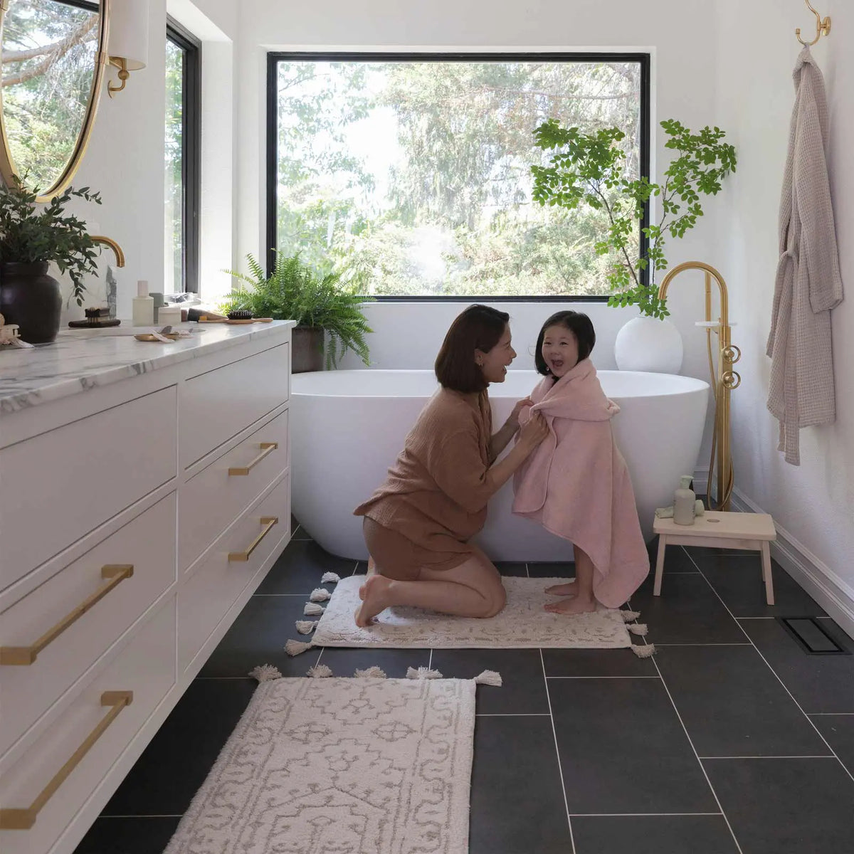 Bath Mat, Comfy Arden for Bathroom Floors, Shower Exits and Everyday Bath Routines, 6 Sizes and 4 Colors image 6