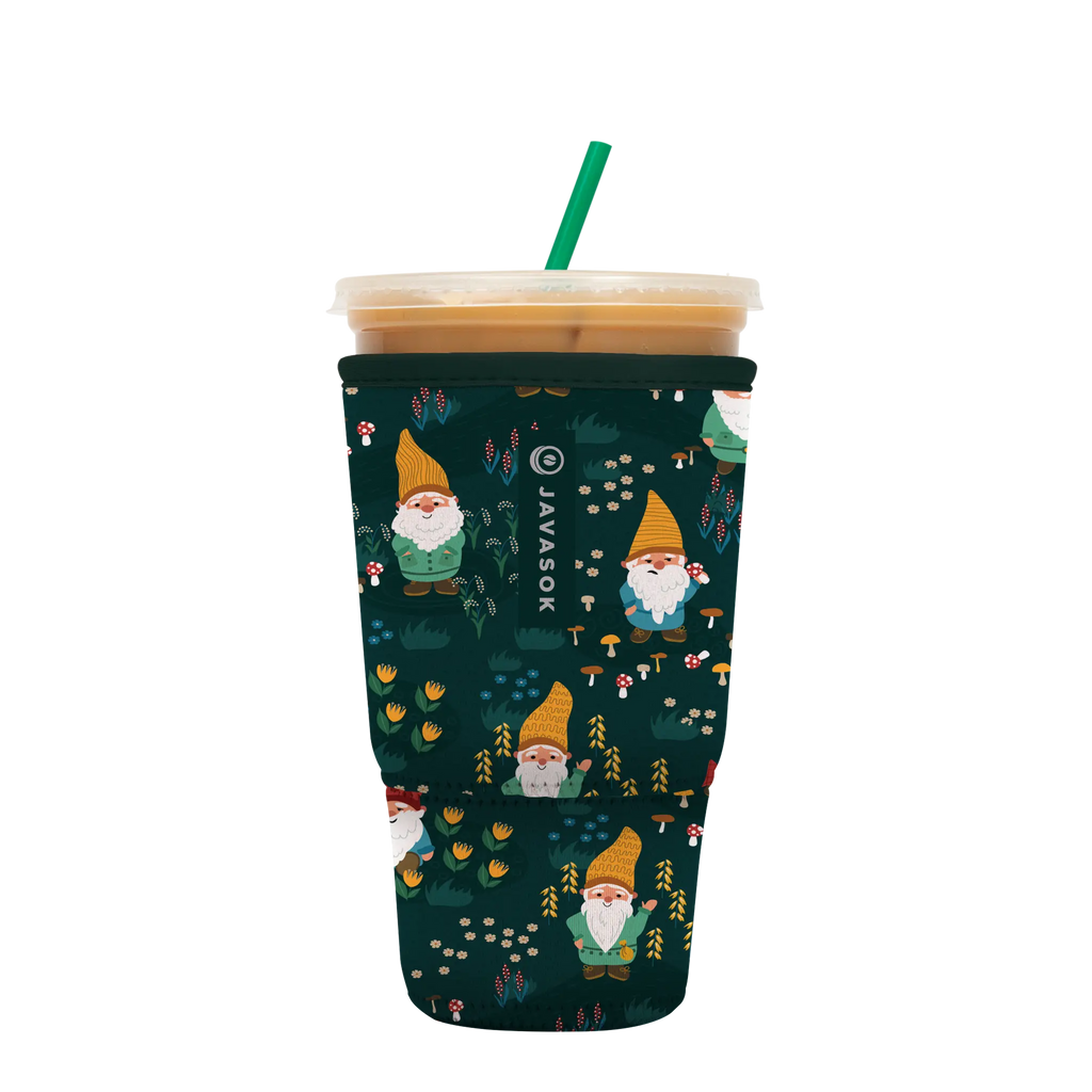Reusable Cup Sleeve, Rollin' with my Gnomies, Neoprene Construction for Iced Coffee, Cold Drinks and Condensation Control, 3 Size Options image 6
