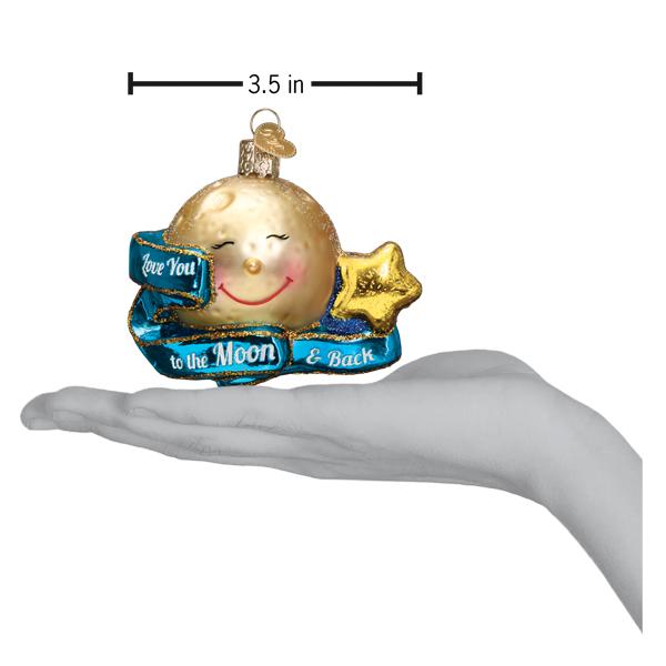 Seasonal Home Decor, Love You To Moon & Back Ornament for Mantels, Tables and Seasonal Decorating image 6