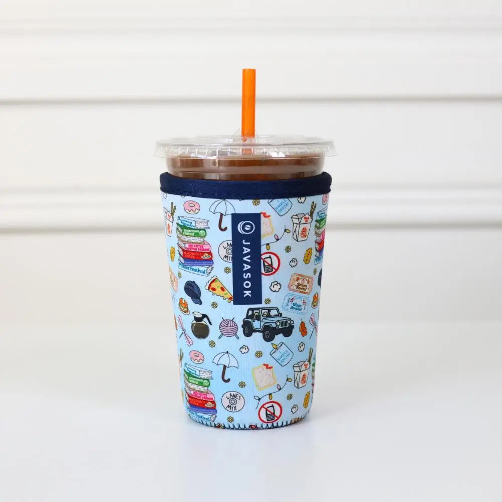 Reusable Cup Sleeve, Fast Talker, Lightweight Design, Neoprene Construction for Coffee Cups, Daily Commutes and Dry Hands, 4 Size Options image 6