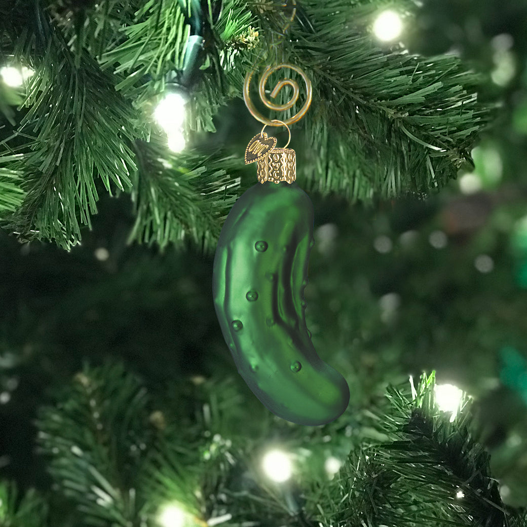 Seasonal Home Decor, Pickle Ornament for Holiday Displays, Shelves and Festive Rooms, Designed for Mantels, Tables and Seasonal Decorating image 6