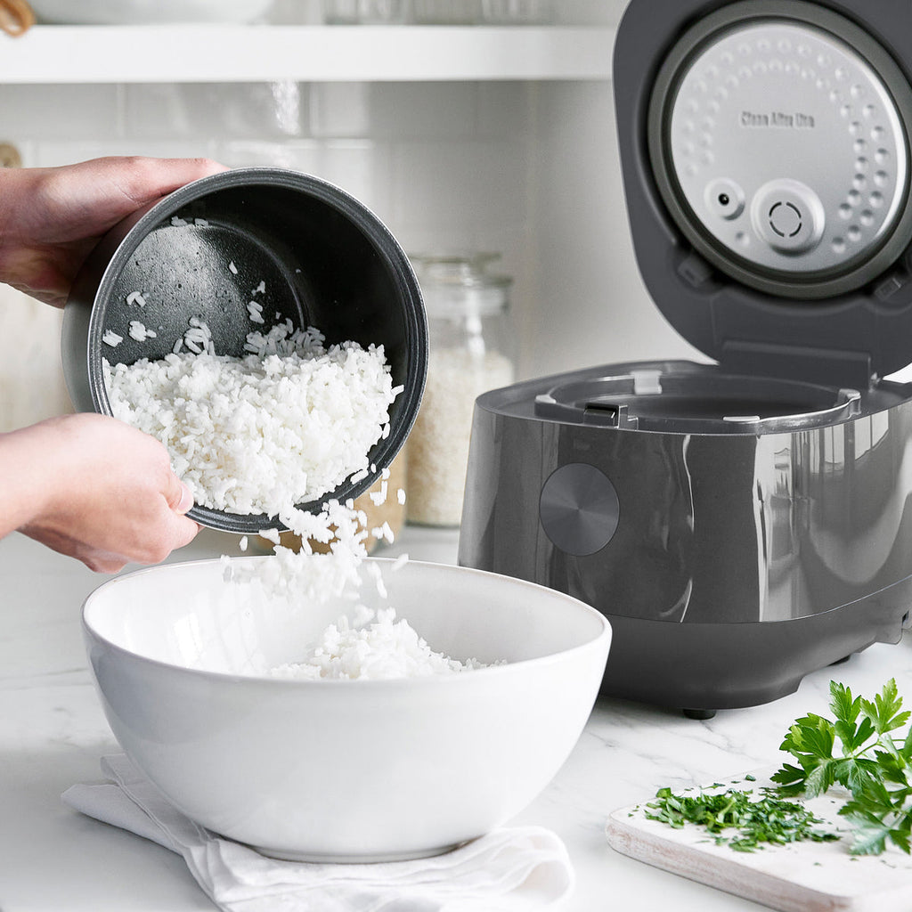 Drinkware, Bistro 8 Cup Carb Reducing Rice Cooker for Kitchen Tables, Workspaces and Daily Hydration image 6