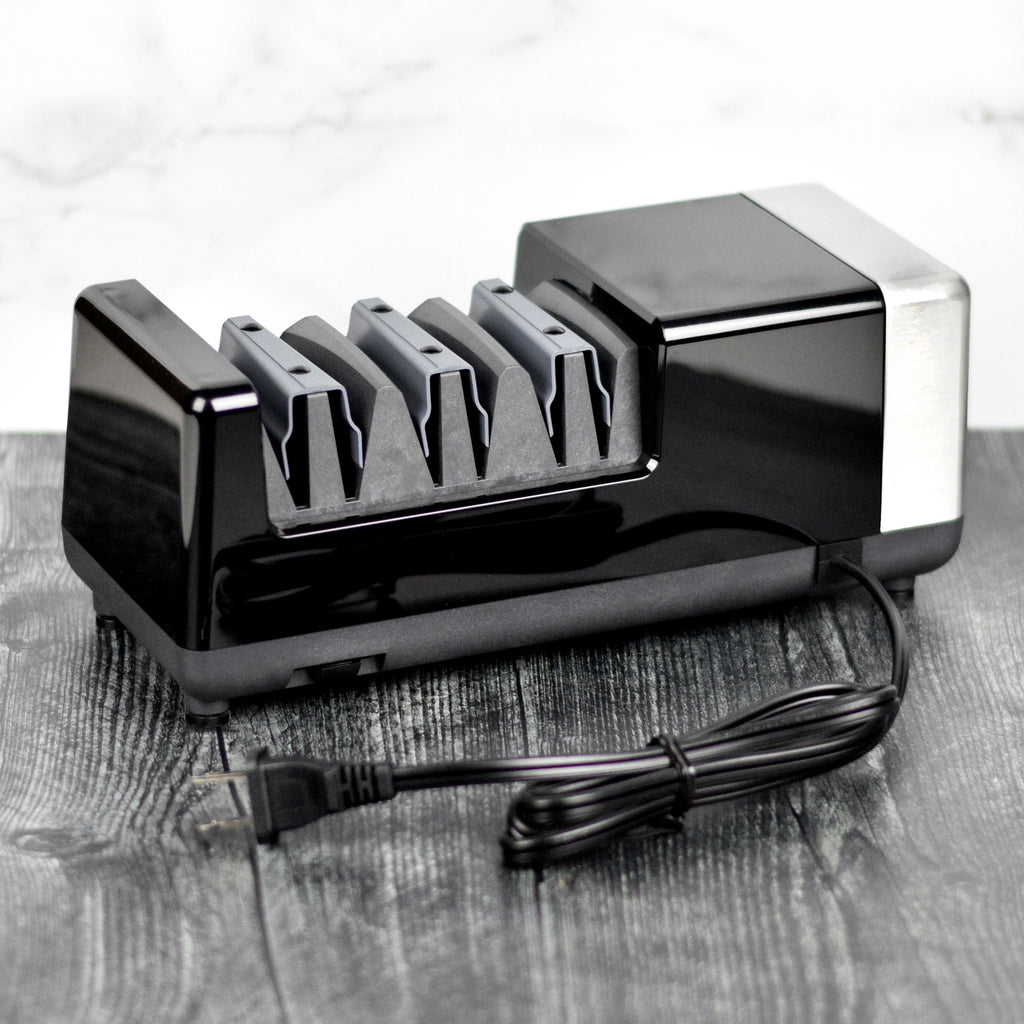 Rolling Knife Sharpener, 3 Stage Precision Edge 14 Degree Electric for Everyday Meal Prep and Home Kitchens image 6