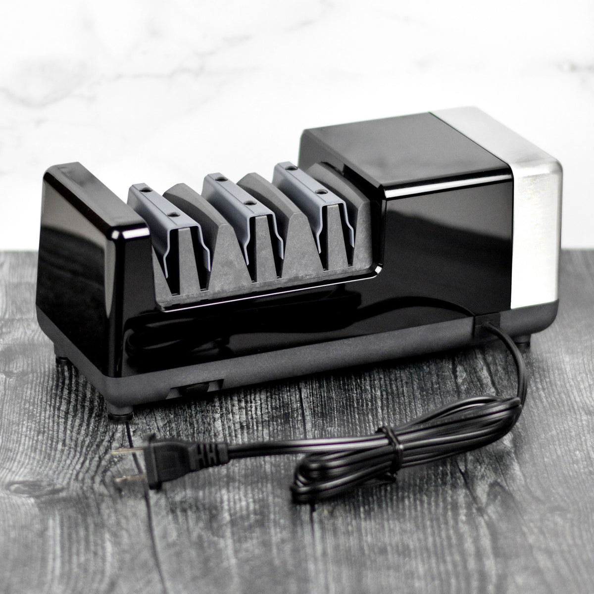Rolling Knife Sharpener, 3 Stage Precision Edge 14 Degree Electric for Everyday Meal Prep and Home Kitchens image 6