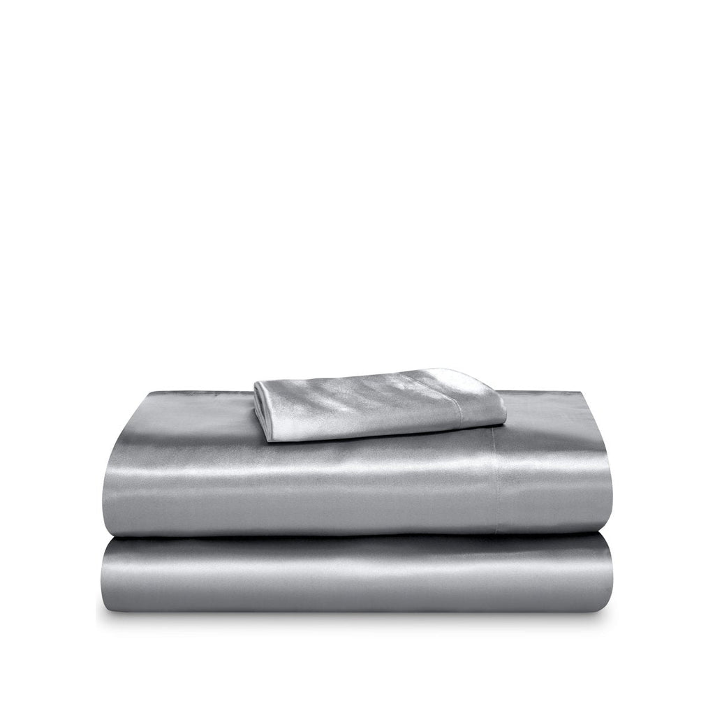 Bed Sheet Set, Satin for Everyday Bedroom Comfort and Guest Rooms, 7 Sizes and 6 Colors, Designed for Everyday Home Use image 6