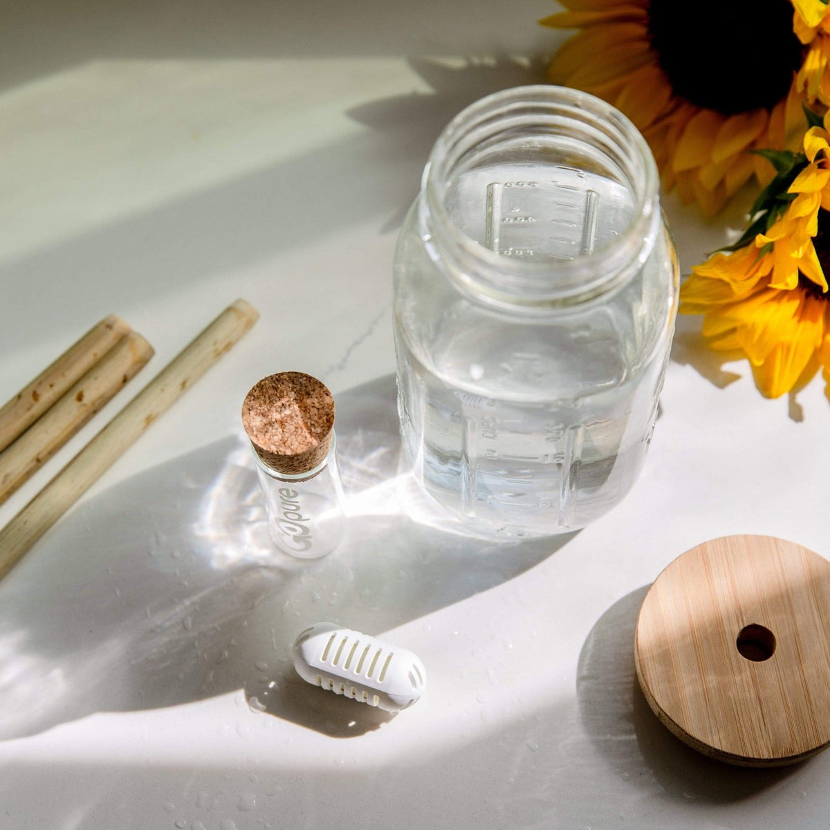 Drinkware, Bamboo Mason Jar Lid, Silicone Construction for Everyday Drinks, Home and Entertaining image 6