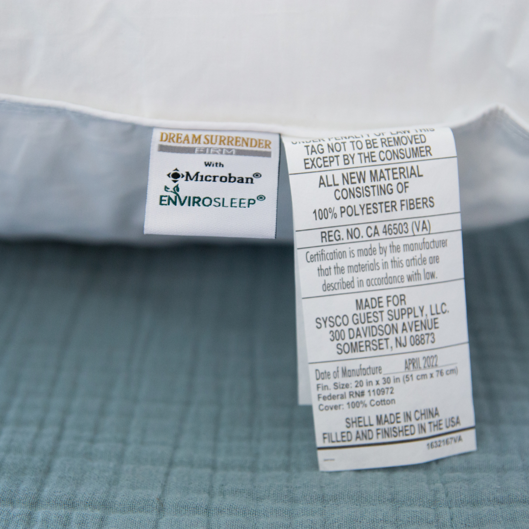 Bed Pillow, Envirosleep Dream Surrender Firm , Formerly, Machine-Washable Care for Everyday Sleep and Guest Room Bedding, 4 Size Options image 6