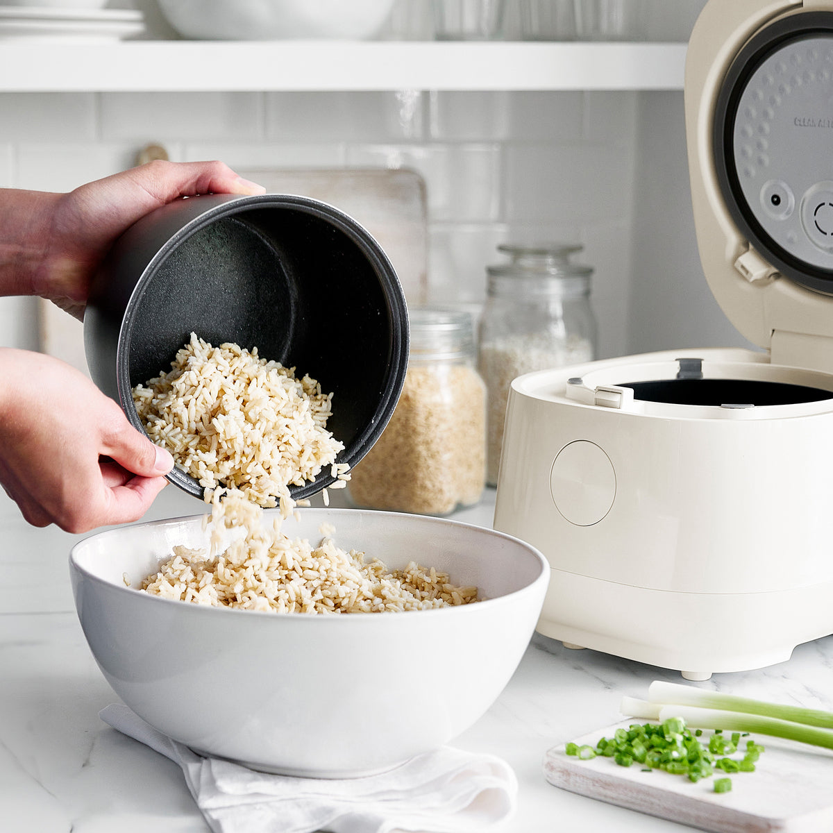 Drinkware, Bistro 8 Cup Carb Reducing Rice Cooker Cloud for Everyday Drinks, Home and Entertaining image 6
