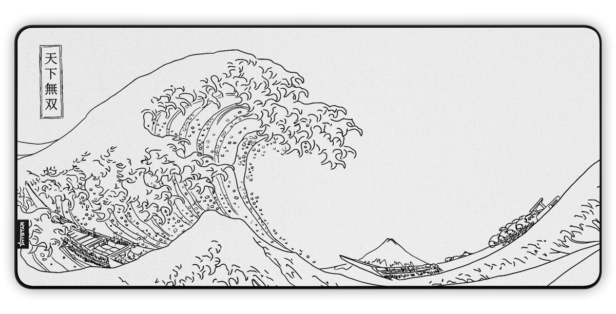 Desk Mat, Great Wave for Workspaces, Desks and Everyday Productivity, Designed for Home Offices, Gaming and Daily Computer Work image 6