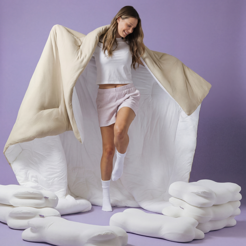 Bed Comforter, MarshMellow for Year-Round Bedroom Comfort and Restful Sleep, 3 Sizes and 10 Colors image 6