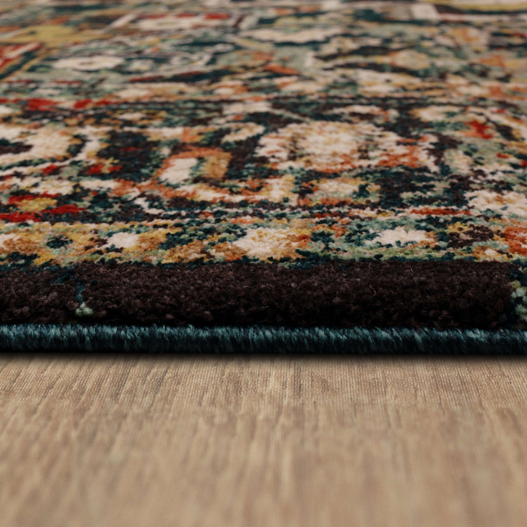Area Rug, Spice Market Alcantara Sapphire for Living Rooms, Bedrooms and Entryways, 5 Size Options image 6