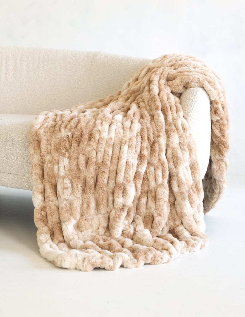 Cozy Throw Blanket, Hugs Cotton Candy Caramel for Living Rooms, Bedrooms and Everyday Lounging, 5 Size Options image 6