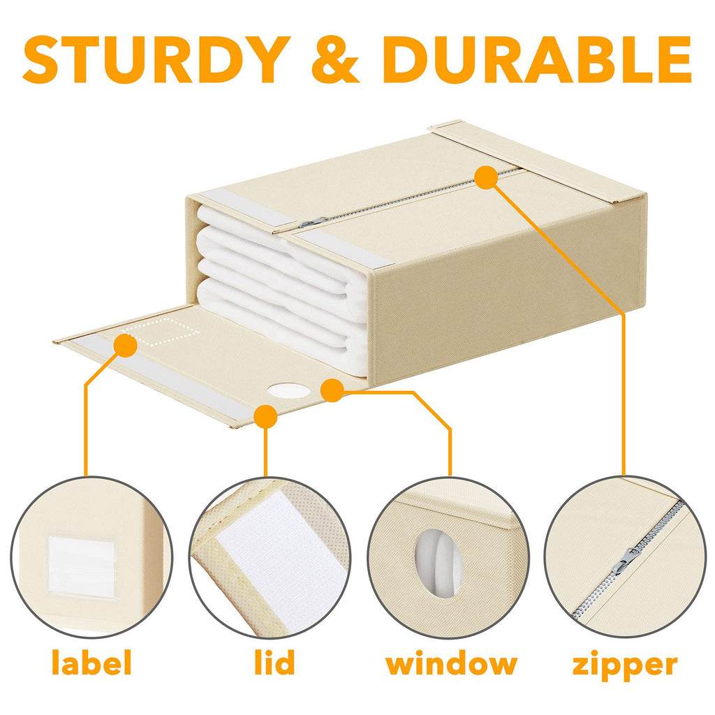 Bed Sheet Set, 8 Pack Organizer and Storage Folder Organizer for Master Bedrooms, Guest Beds and Daily Use image 6